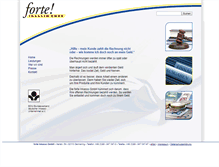 Tablet Screenshot of forte-inkasso.de